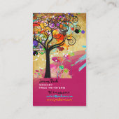 PixDezines  boomstammers ♥ ♥ ♥ Visitekaartje (Achterkant)