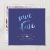 PixDezines BOTANICA LOVE SAVE DATE|BLUSH PINK Save The Date (Voorkant / Achterkant)