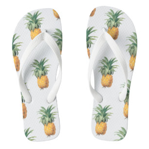 PixDezines Botanisch/Ananas/Redoute Teenslippers