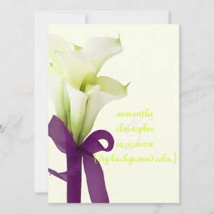 PixDezines bouquet, witte calla lilies Kaart