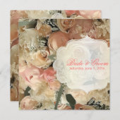 PixDezines Bridal Bouquet/diy event Kaart (Voorkant / Achterkant)