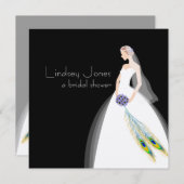 PixDezines Bride 2 B Kaart (Voorkant / Achterkant)