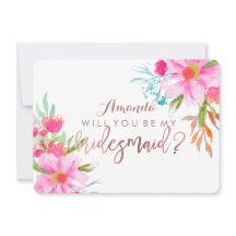 PixDezines Bridesmaid/Floral/Waterverf/May Flower