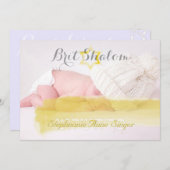 PixDezines brit shalom/foto lijst+sterren/diy kleu Kaart (Voorkant / Achterkant)