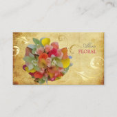 PixDezines Bruidsboeket, bloemisten/vintage Visitekaartje (Voorkant)