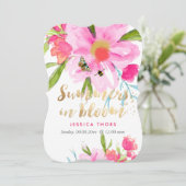 PixDezines Bruidsbrunch/May Flower/DIY Achtergrond Kaart (Staand voorkant)