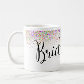 PixDezines Bruidsmeisje+Confetti Koffiemok (Links)