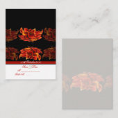 PixDezines BURNT ORANGE CALLA LILY INVITATIONS (Devant / Derrière)