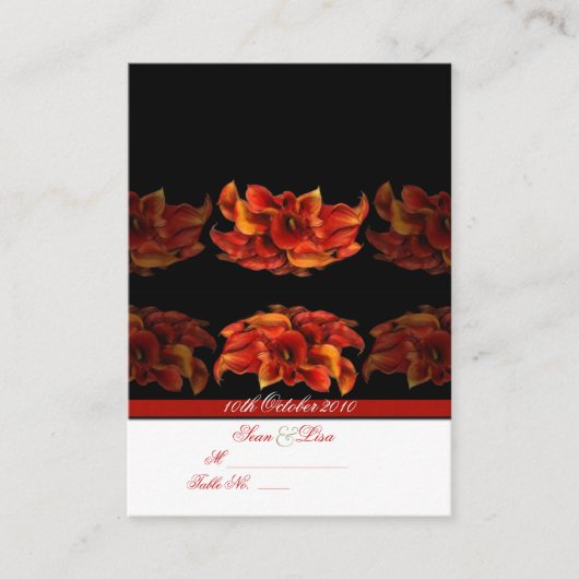 PixDezines BURNT ORANGE CALLA LILY INVITATIONS (Devant)