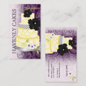 PixDezines Cake/Bakery/Pâtisserie Visitekaartje (Voorkant / Achterkant)