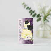 PixDezines Cake/Bakery/Pâtisserie Visitekaartje (Staand voorkant)