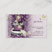 PixDezines Cake/Bakkerij/Pâtisserie Visitekaartje (Achterkant)