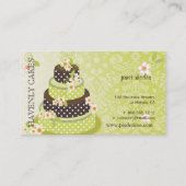 PixDezines Cake/Bakkerij/Pâtisserie Visitekaartje (Achterkant)