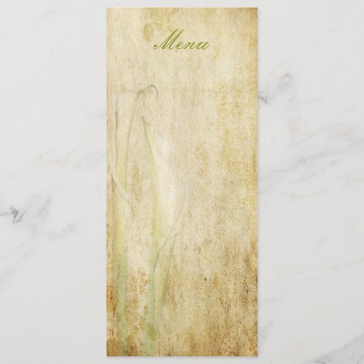 PixDezines Calla lilies, Menu (Achterkant)