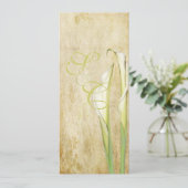 PixDezines Calla lilies, Menu (Staand voorkant)