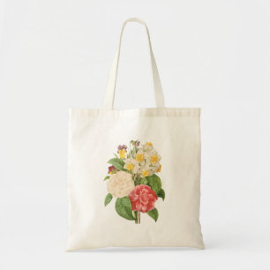 PixDezines Camelia/Daffodils/Redoute Tote Bag