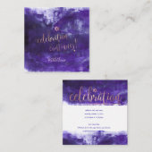 PixDezines Cartes de célébration Bat mitzvah ✡ vio (Devant / Derrière)