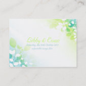 PixDezines - Cartes de direction d'automne bleues/ (Dos)