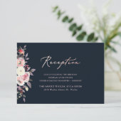 PixDezines CARTES DE RÉCEPTION ROSE PASTEL (Debout devant)