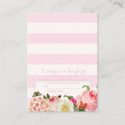 PixDezines Cartes vintages primrose/place (Devant)