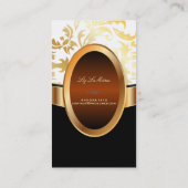 PixDezines Céline Damask Visitekaartje (Achterkant)