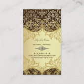 PixDezines Céline Damask Visitekaartje (Achterkant)