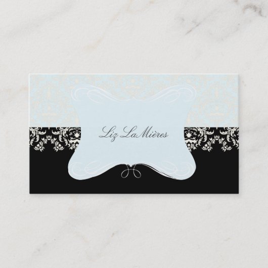 PixDezines Céline Damask Visitekaartje (Voorkant)