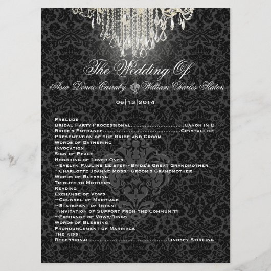 PixDezines chandelier/desiree damask/programme Programma (Achterkant)