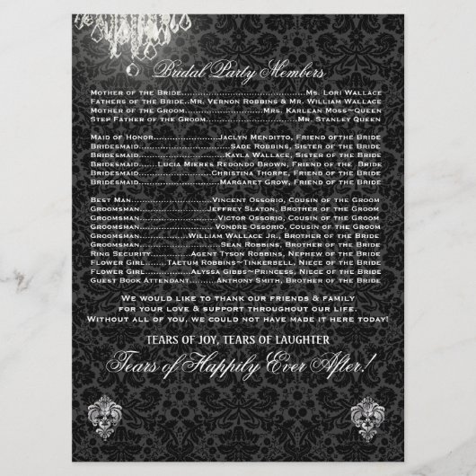 PixDezines chandelier/desiree damask/programme Programma (Voorkant)