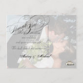 PixDezines Chandelier Heart Photo Lijst / Dank u Briefkaart (Achterkant)