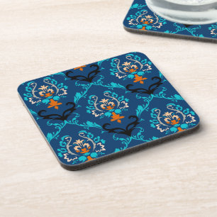 PixDezines Chantal Damask/DIY achtergrondkleur Drankjes Onderzetter