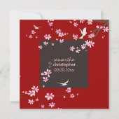 PixDezines Cherry Blossom/diy achtergrondkleur Kaart (Voorkant)