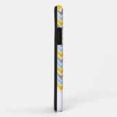 PixDezines Chevron Blue+Yellow Case-Mate iPhone Case (Achterkant/rechts)