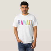 PixDezines Colorful Hawaii t's T-shirt (Voorkant volledig)