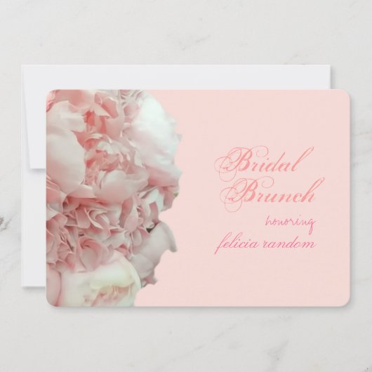 PixDezines coraalpinda's/hydrangeas/DIY event Kaart (Voorkant)