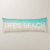 PixDezines coussin du corps de plage (Dos)