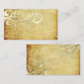 PixDezines  Cream Swirls/Enclosure Kaarten (Voorkant / Achterkant)