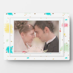 PixDezines Cupcake Sprinkles/Faux Gold Fotoplaat