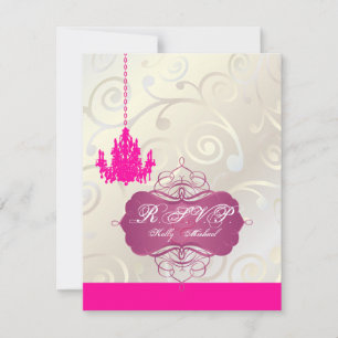 PixDezines Cupcake Swirls + Chandelier rose RSVP