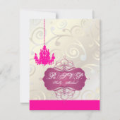 PixDezines Cupcake Swirls + Chandelier rose RSVP (Devant)