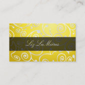 PixDezines cupcakes wervelingen + gouden Visitekaartje (Achterkant)