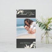 PixDezines Damask 12 Foto Bedankt (Staand voorkant)