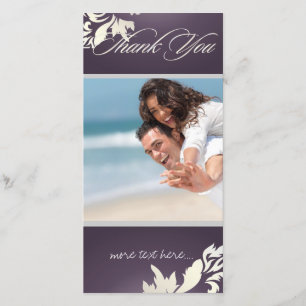 PixDezines Damask 12 Foto Bedankt