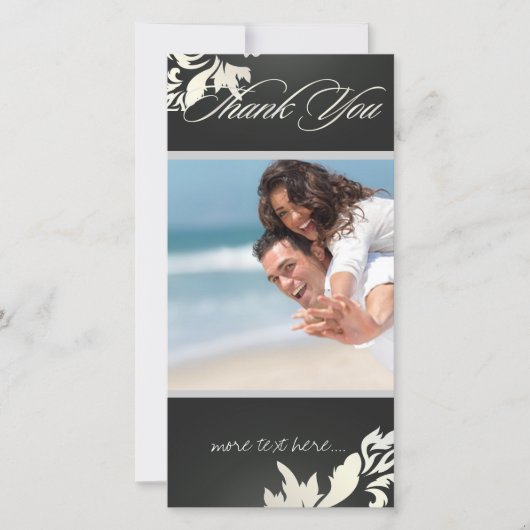 PixDezines Damask 12 Photo Merci (Devant)