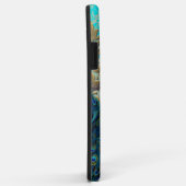 PixDezines Damask/Peacocks Uncommon coque iphone (Dos/Droite)