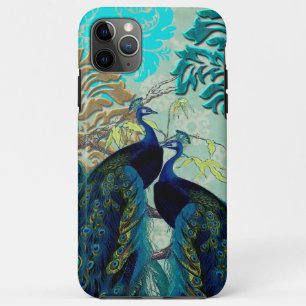 PixDezines Damask/Peacocks Uncommon coque iphone