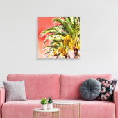 PixDezines Date Palms/Sunset Sky Canvas Afdruk (Insitu (Woonkamer))