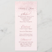 PixDezines Dazzled Faux Roos Gold Menu (Achterkant)