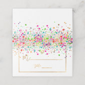 PixDezines Dazzled/Rainbow Confetti/Davidster (Buitenkant ongevouwen)