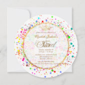 PixDezines Dazzled/Rainbow/Sweet+15 Kaart (Achterkant)